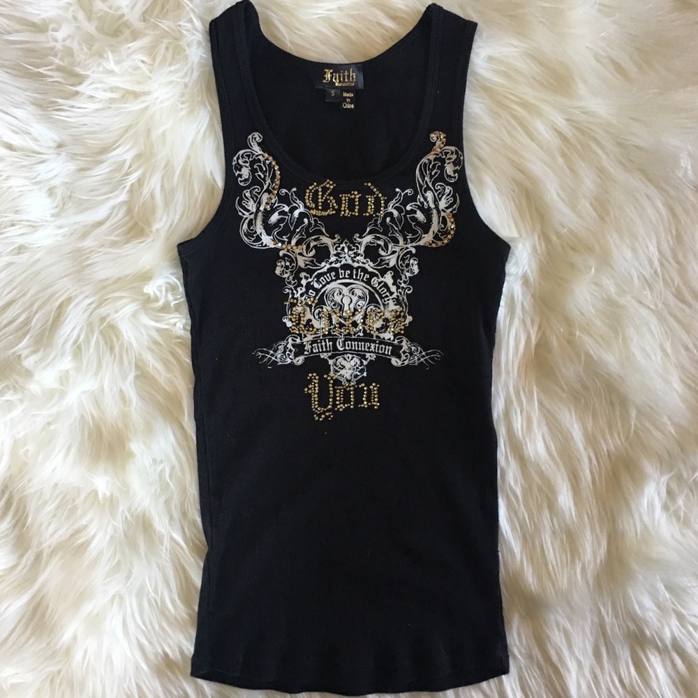 Faith Connexion embellished tank top